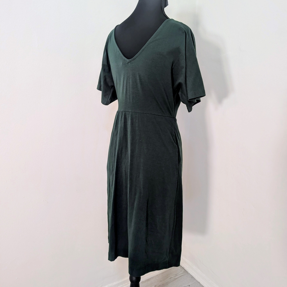 Pact Dark Green Midi Dress - Picture 3 of 7